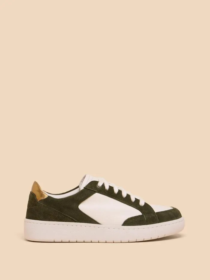 Women TRAINERS White Stuff Dahlia Leather Trainer Green Multi Women TRAINERS White Stuff Dahlia Leather Trainer Green Multi