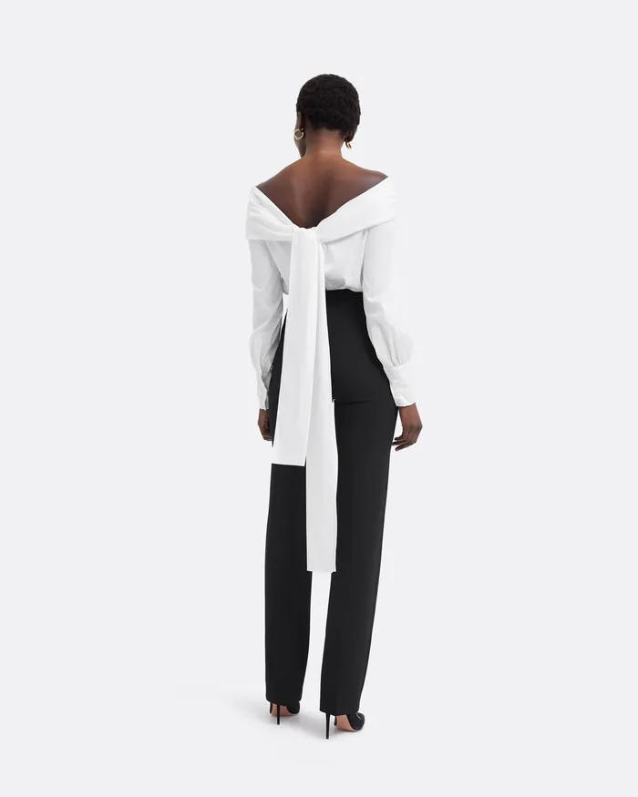 Women Trousers Safiyaa Goldie Black Trousers