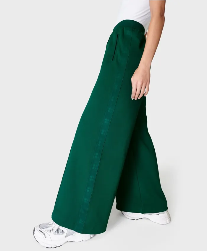 Women Trousers Sweaty Betty Retro Tricot Trousers Retro Green