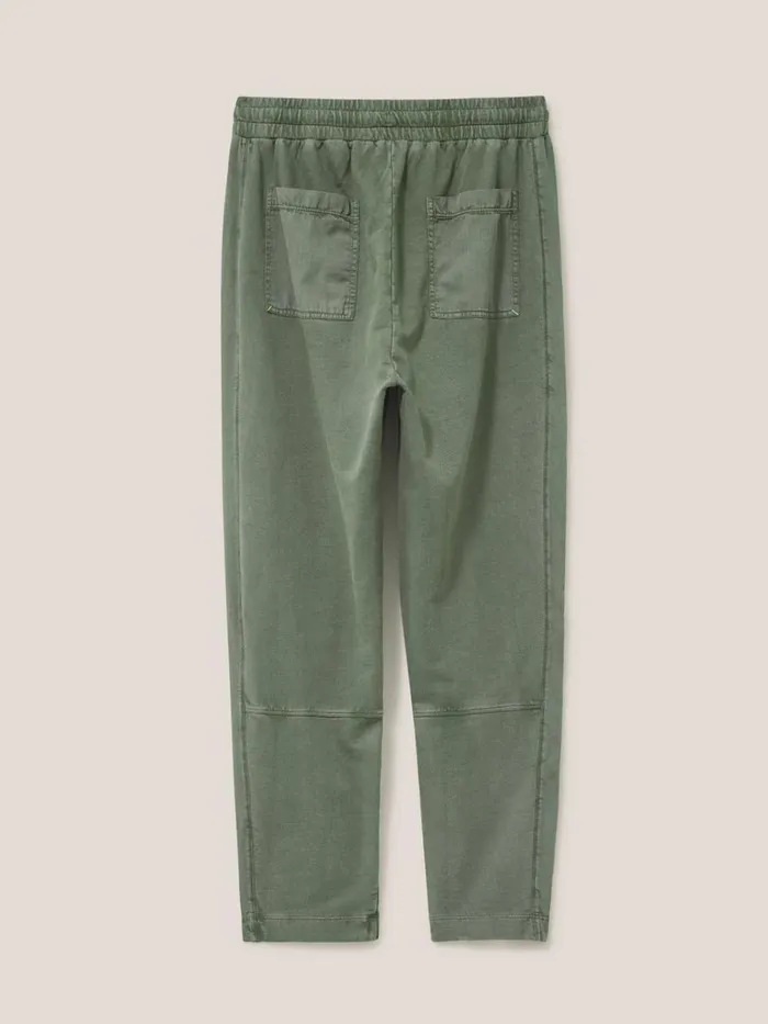 Women TROUSERS White Stuff Ava Jersey Jogger Khaki Green Women TROUSERS White Stuff Ava Jersey Jogger Khaki Green