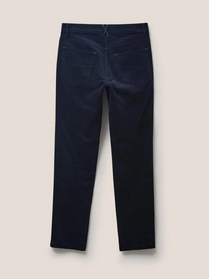 Women TROUSERS White Stuff Brooke Straight Cord Trouser Dark Navy Women TROUSERS White Stuff Brooke Straight Cord Trouser Dark Navy
