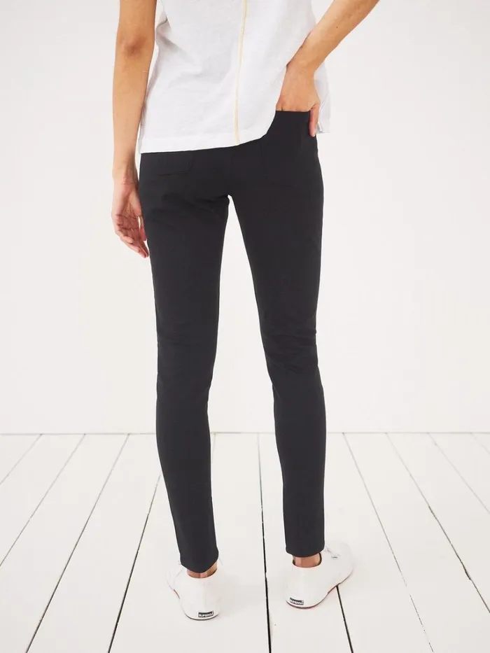 Women TROUSERS White Stuff Jodie Ponte Casual Jeggings Pure Black