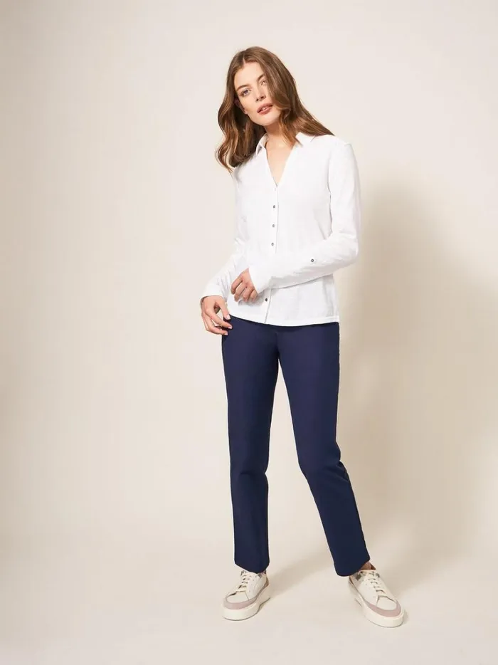 Women TROUSERS White Stuff Savannah Stretch Trousers Dark Navy Women TROUSERS White Stuff Savannah Stretch Trousers Dark Navy