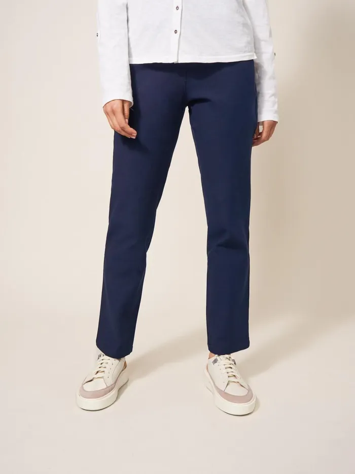 Women TROUSERS White Stuff Savannah Stretch Trousers Dark Navy Women TROUSERS White Stuff Savannah Stretch Trousers Dark Navy