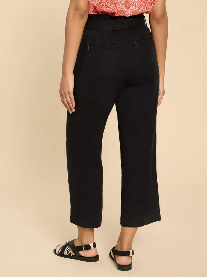 Women TROUSERS White Stuff Teakie Tencel Linen Trouser Pure Black Women TROUSERS White Stuff Teakie Tencel Linen Trouser Pure Black