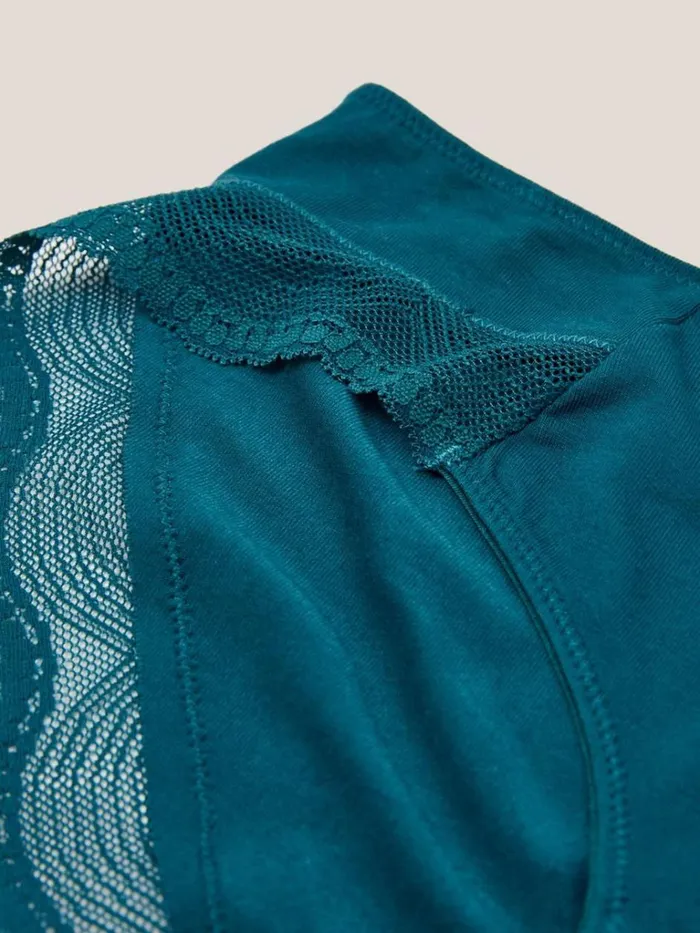 Women UNDERWEAR White Stuff Shortie Mid Teal
