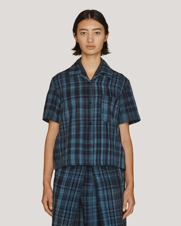 Women Vegas Shirt Indigo YMC Shirts