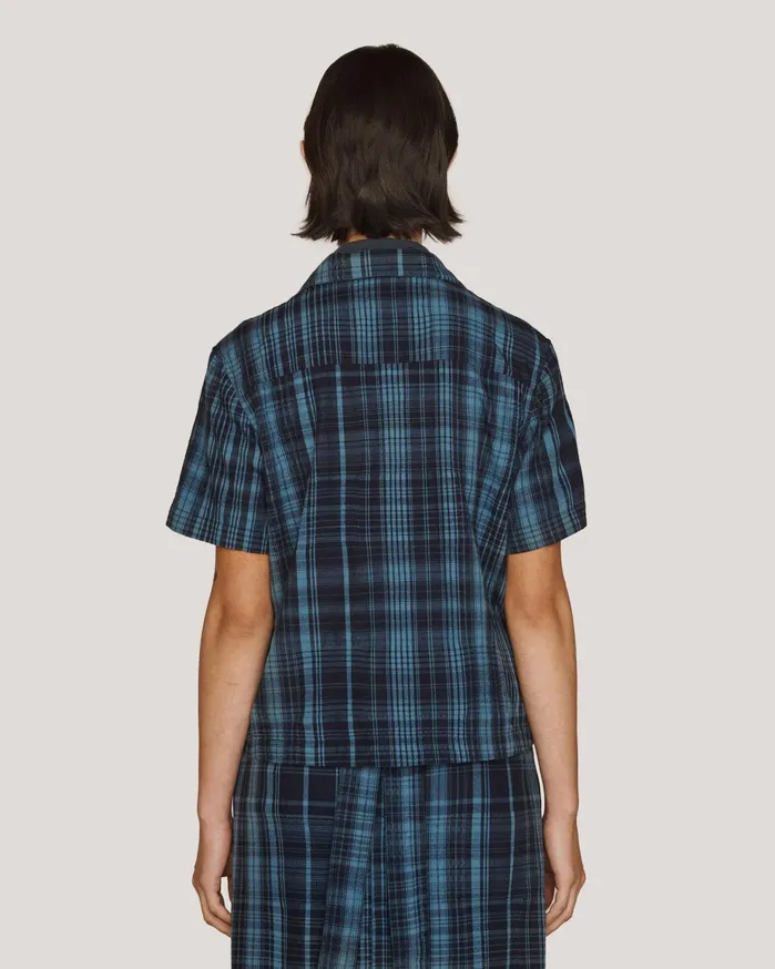 Women Vegas Shirt Indigo YMC Shirts