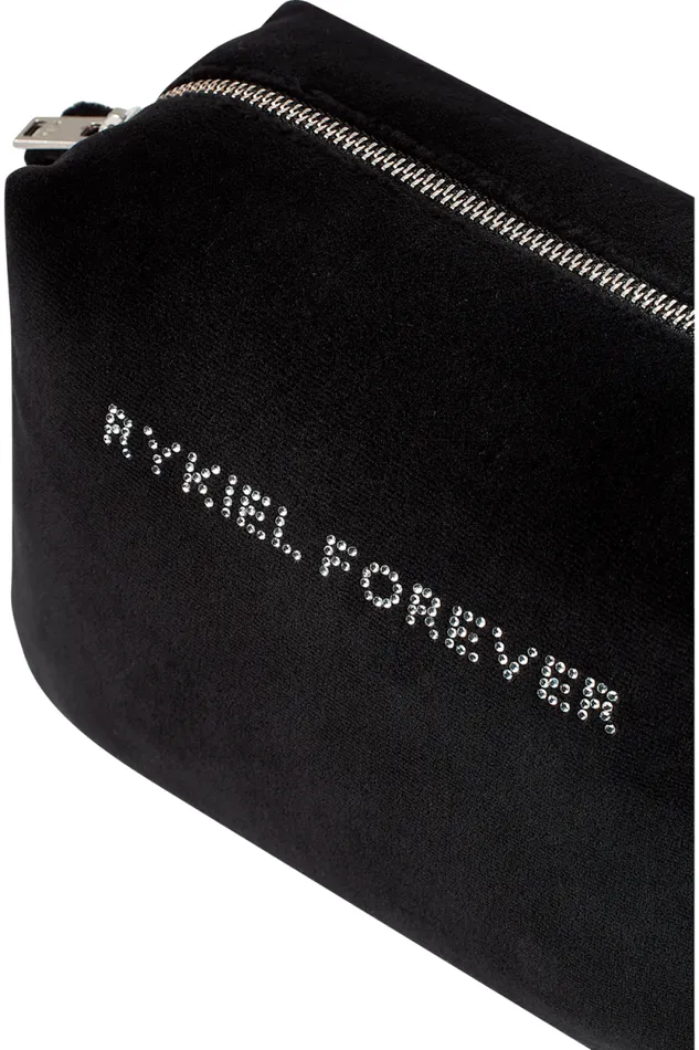 Women Velvet Wash Bag Black Black Sonia Rykiel Cases