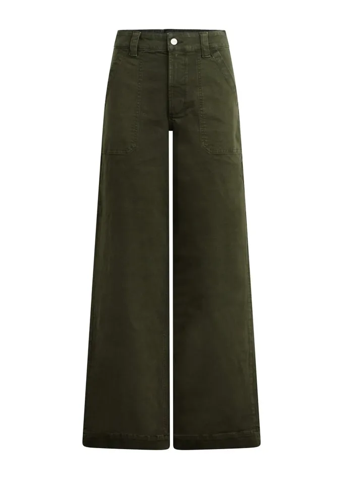 Women Wide Leg Joe039s Jeans THE CHLOE UTILITY WIDE LEG Forest Night