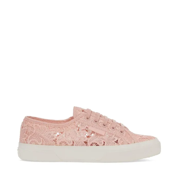 Women Woman 2750 MACRAME Sneaker PINK BLUSHFAVORIO Superga Low Cut