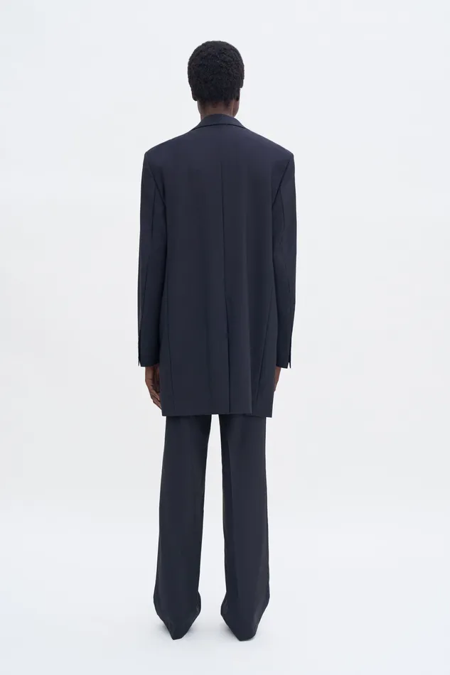 Women Wool Tuxedo Blazer Coat Black Blazers filippak