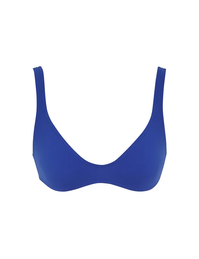 Women Zimmermann Bikinis Separates Scoop Bikini Top Cobalt