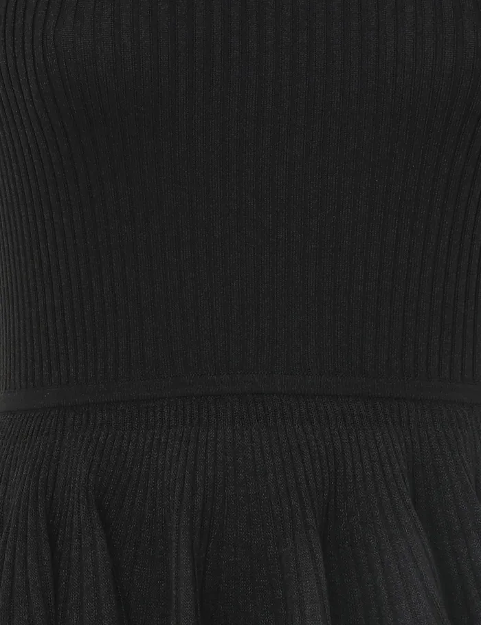 Women Zimmermann Clothing Illustration Ruffled Mini Black
