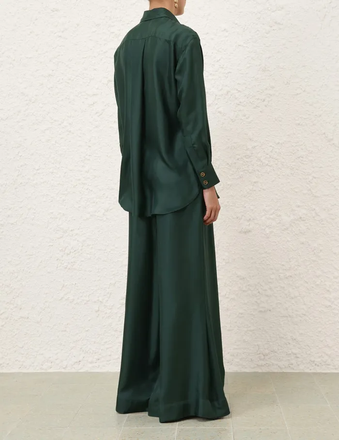 Women Zimmermann Clothing Pavilion Double Tuck Pant Pine