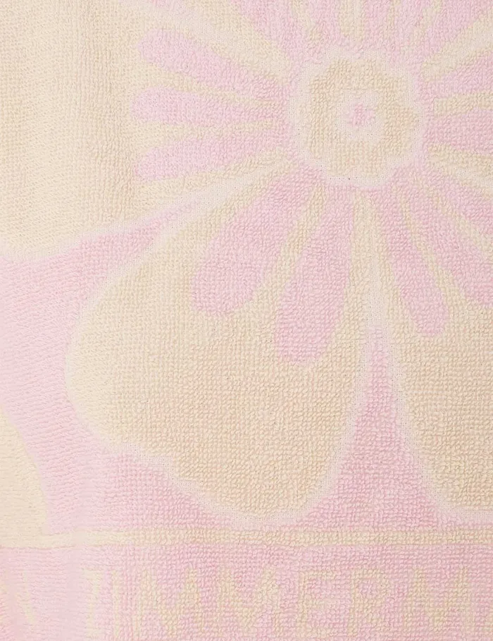 Women Zimmermann Clothing Pop Long Sleeve Towelling Crop Pinkcream