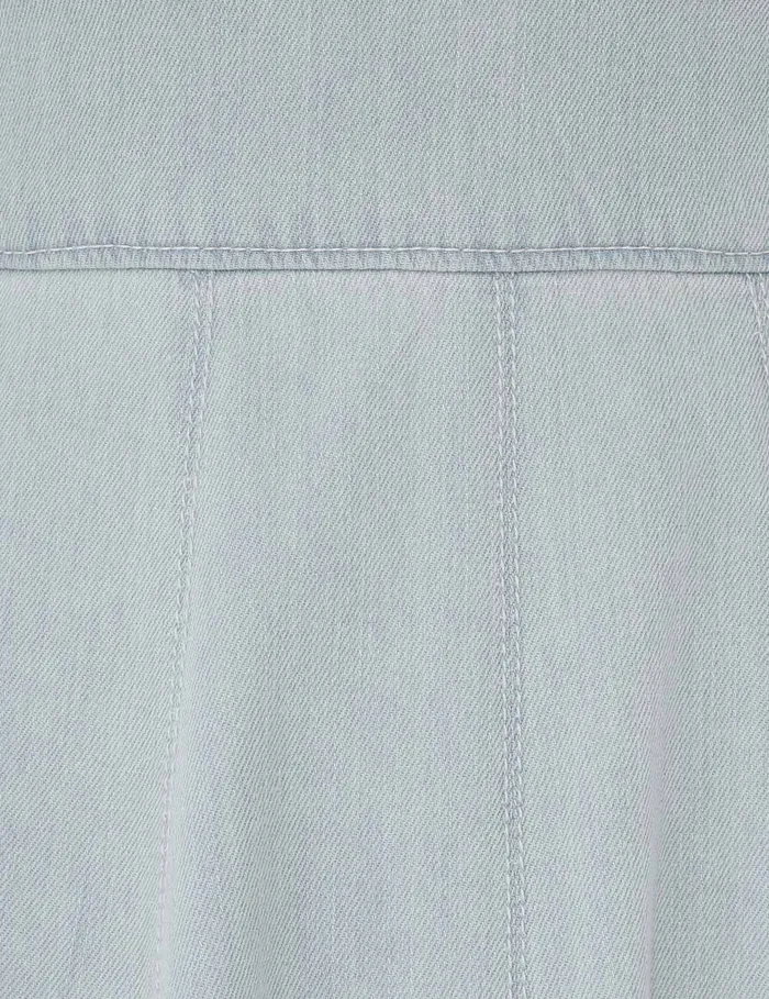 Women Zimmermann Denim Acacia Denim Swing Dress Ice Storm