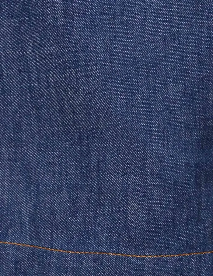 Women Zimmermann Denim Wylie Denim Tunic Dress Railway Blue