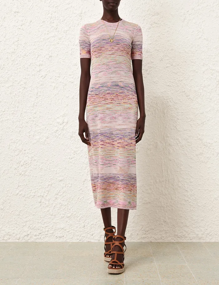 Women Zimmermann Dresses and Coverups Halliday Marl Dress Multi