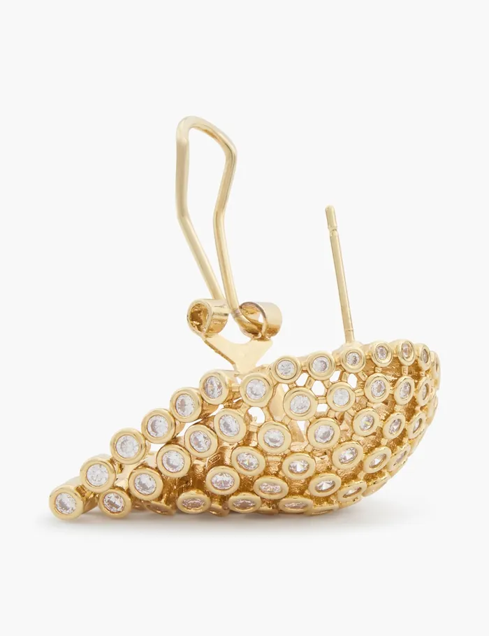 Women Zimmermann Earrings Nova Fringe Studs Gold