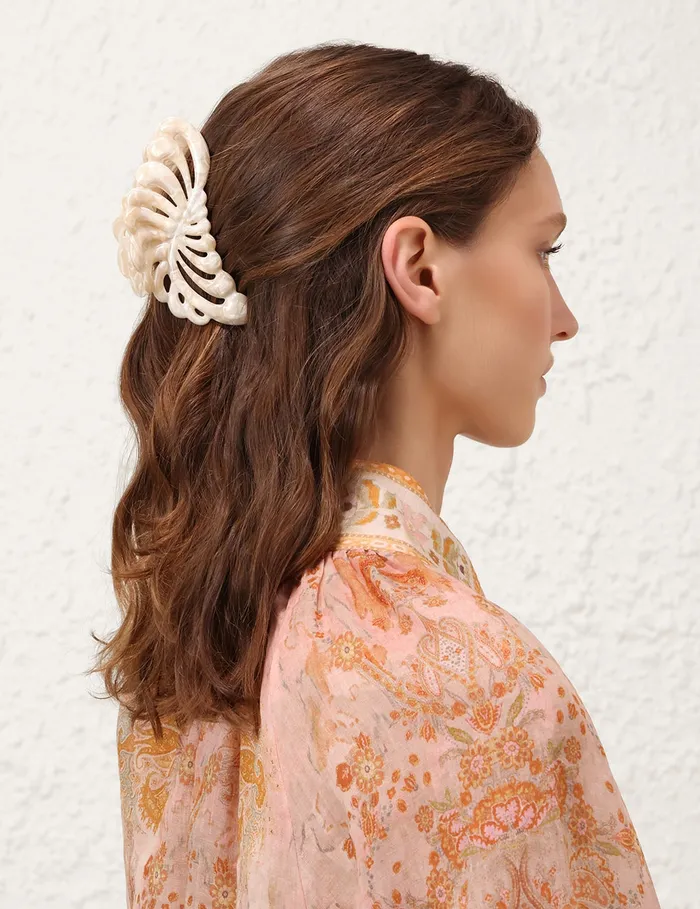 Women Zimmermann Hair Accessories Palm Clasp Shell
