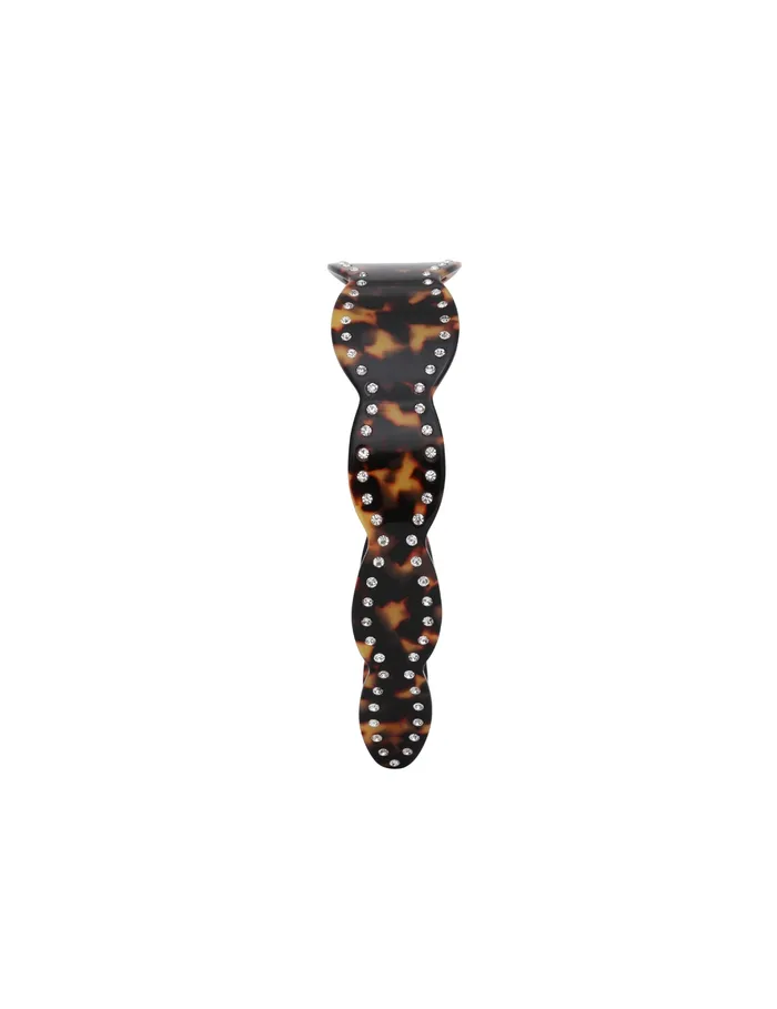 Women Zimmermann Hair Accessories Rhinestone Headband Havana