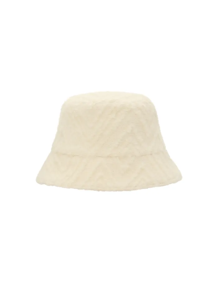 Women Zimmermann Hats Chevron Bucket Hat Cream