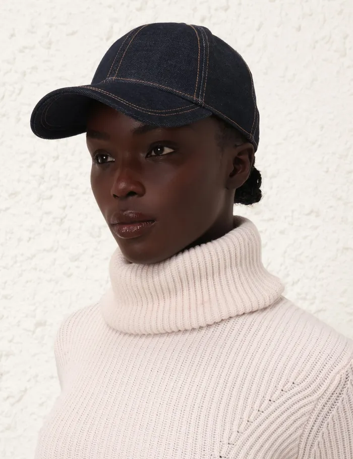Women Zimmermann Hats Denim Cap Night Sky