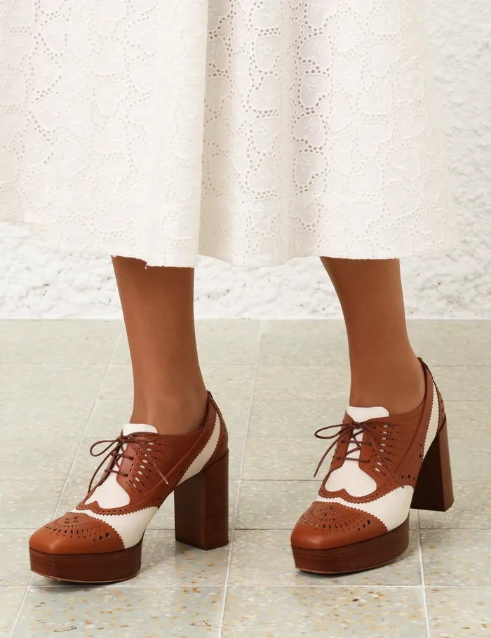 Women Zimmermann Heels Eliot Pump 100 Tan