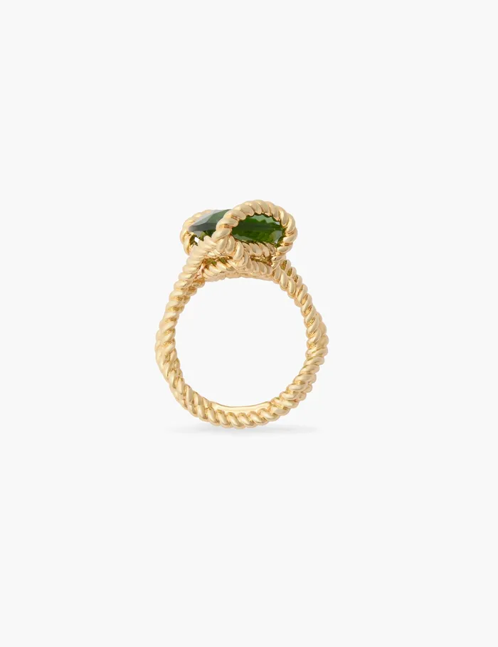 Women Zimmermann Jewellery Bloom Oval Ring Goldemerald
