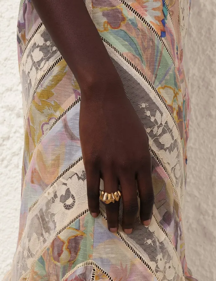 Women Zimmermann Jewellery Deco Ring Gold