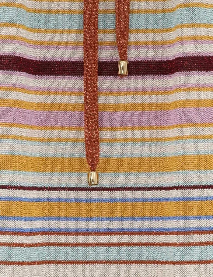 Women Zimmermann Knitwear Tallow Metallic Stripe Dress Multi