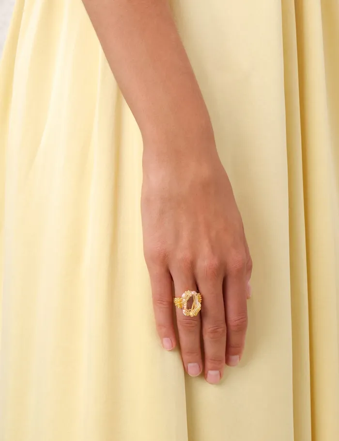 Women Zimmermann Rings Bloom Ring Goldblush