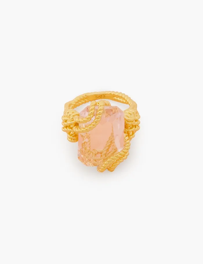 Women Zimmermann Rings Bloom Ring Goldblush