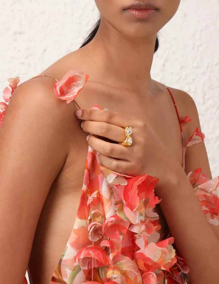 Women Zimmermann Rings Radiant Ring Gold