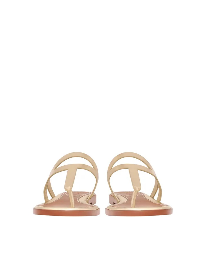 Women Zimmermann Shoes Bay Thong Gold