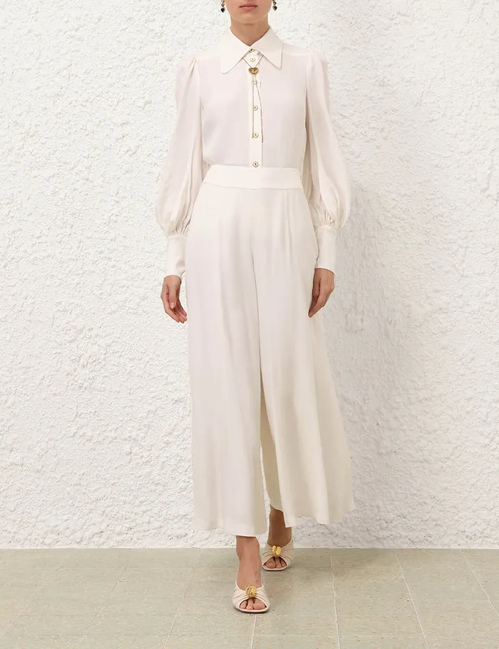 Women Zimmermann Shorts and Pants Culotte Cream