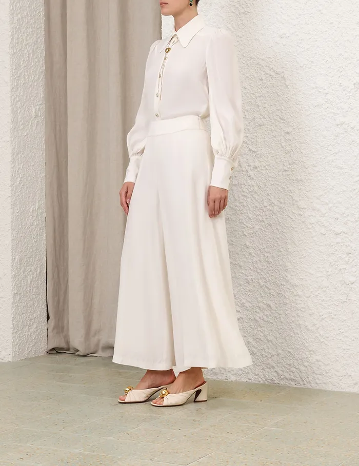 Women Zimmermann Shorts and Pants Culotte Cream