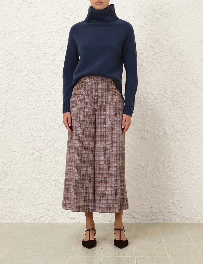 Women Zimmermann Shorts and Pants Illustration Culottes Multi