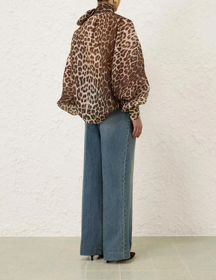 Women Zimmermann Shorts and Pants Illustration Denim Pant Neptune