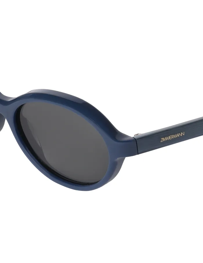 Women Zimmermann Sunglasses Cyd Oval Navy
