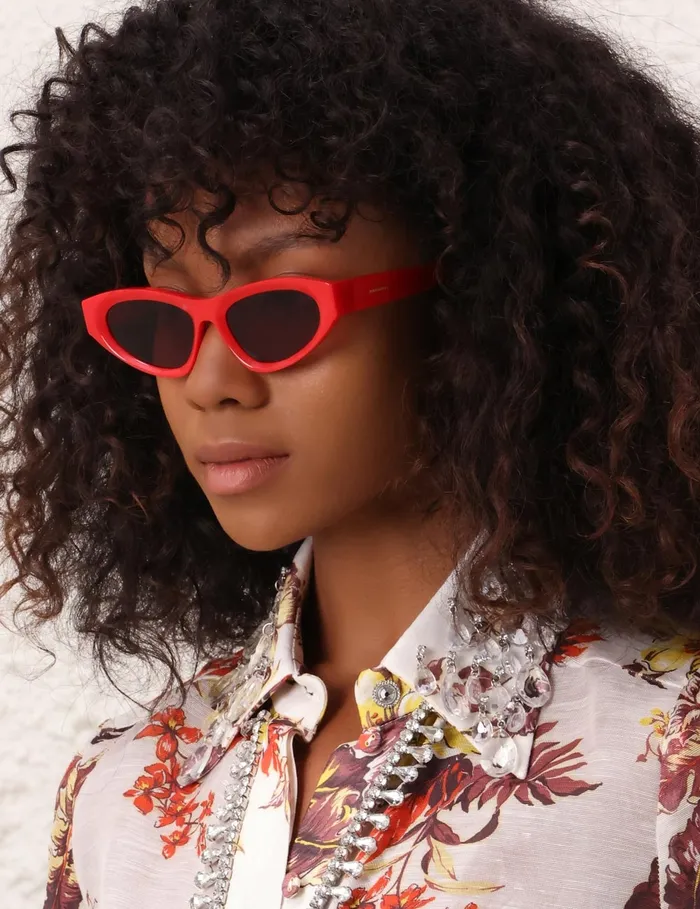 Women Zimmermann Sunglasses Echo Cat Eye Cherry