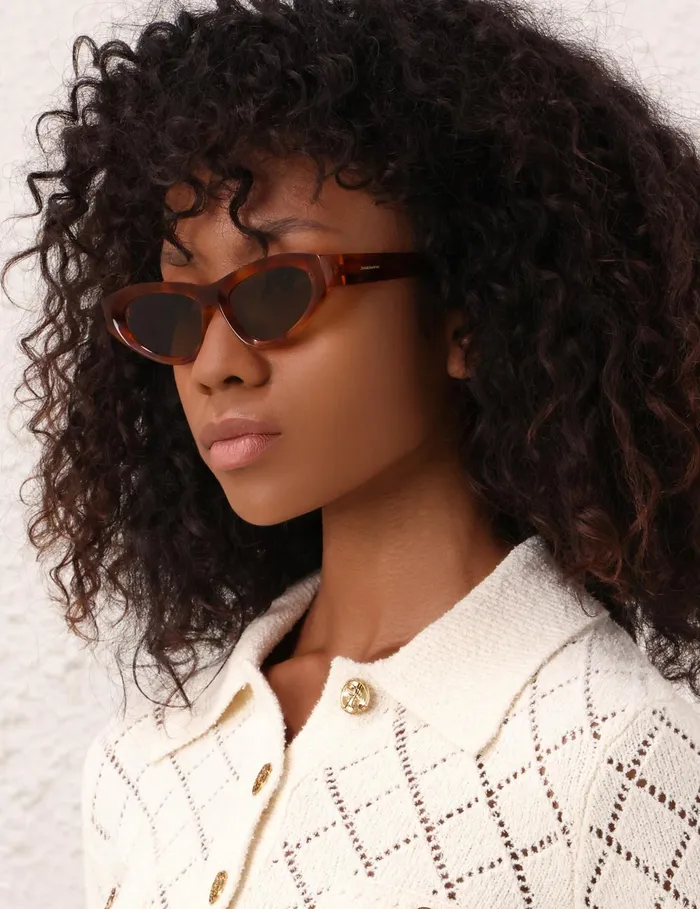 Women Zimmermann Sunglasses Echo Cat Eye Havana