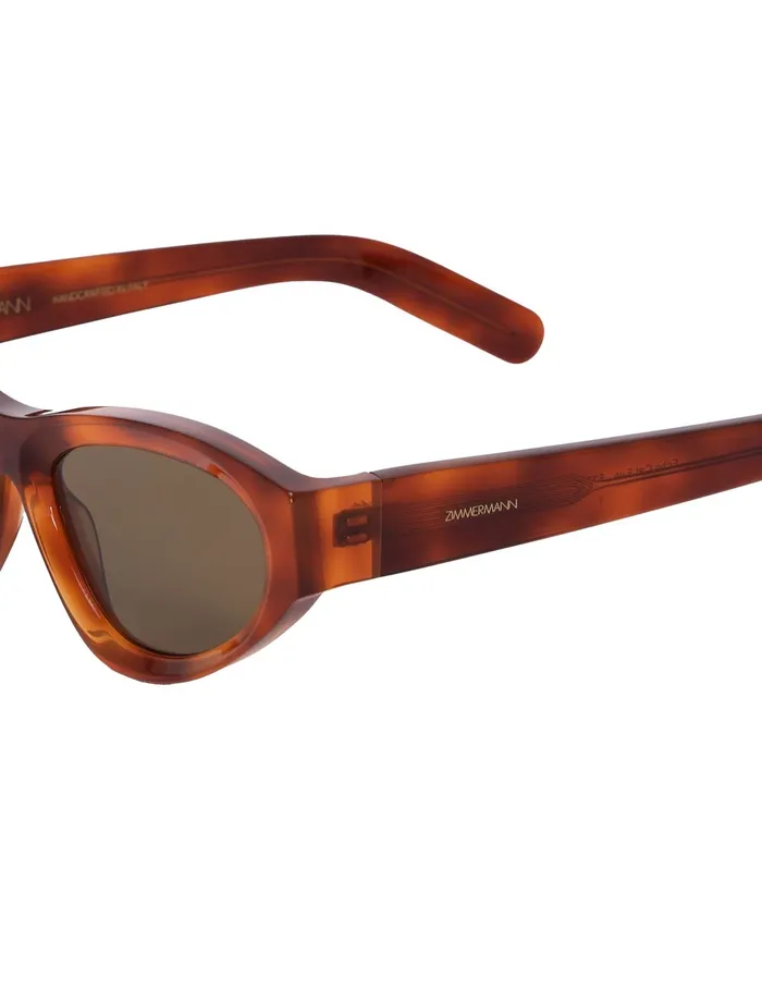 Women Zimmermann Sunglasses Echo Cat Eye Havana