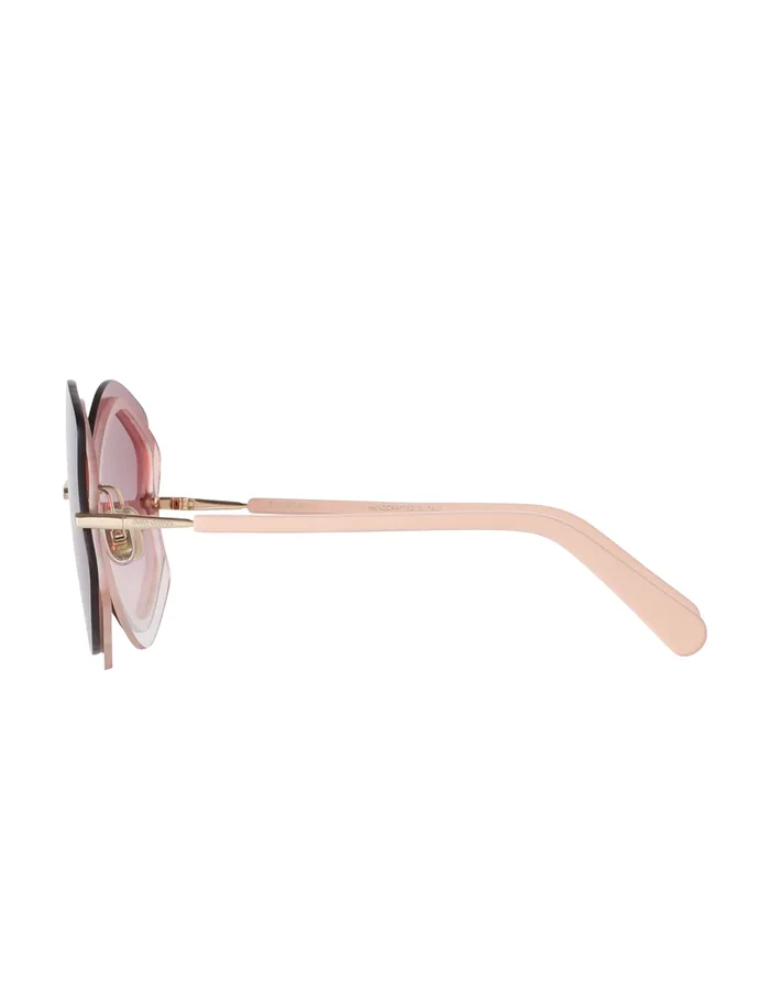 Women Zimmermann Sunglasses Gleam Oversize Rose