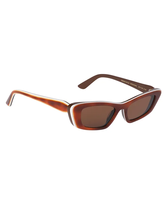 Women Zimmermann Sunglasses Uptempo Cat Eye Havana