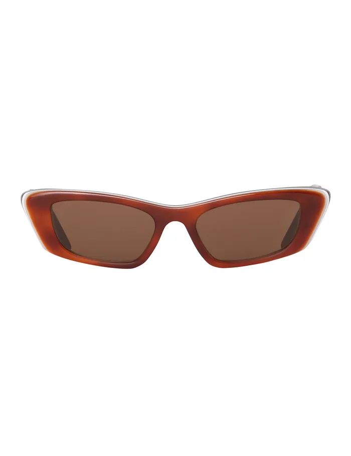 Women Zimmermann Sunglasses Uptempo Cat Eye Havana