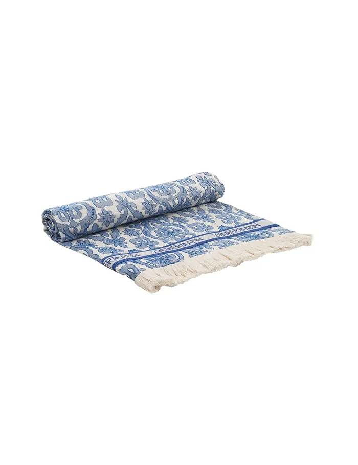 Women Zimmermann Towels and Pareos Jacquard Throw Blue