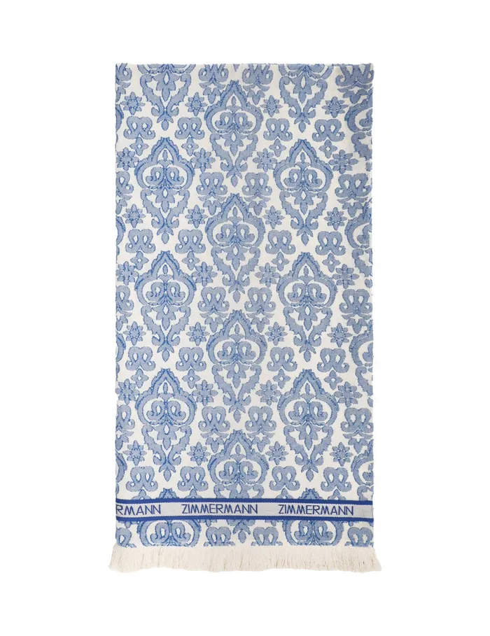 Women Zimmermann Towels and Pareos Jacquard Throw Blue