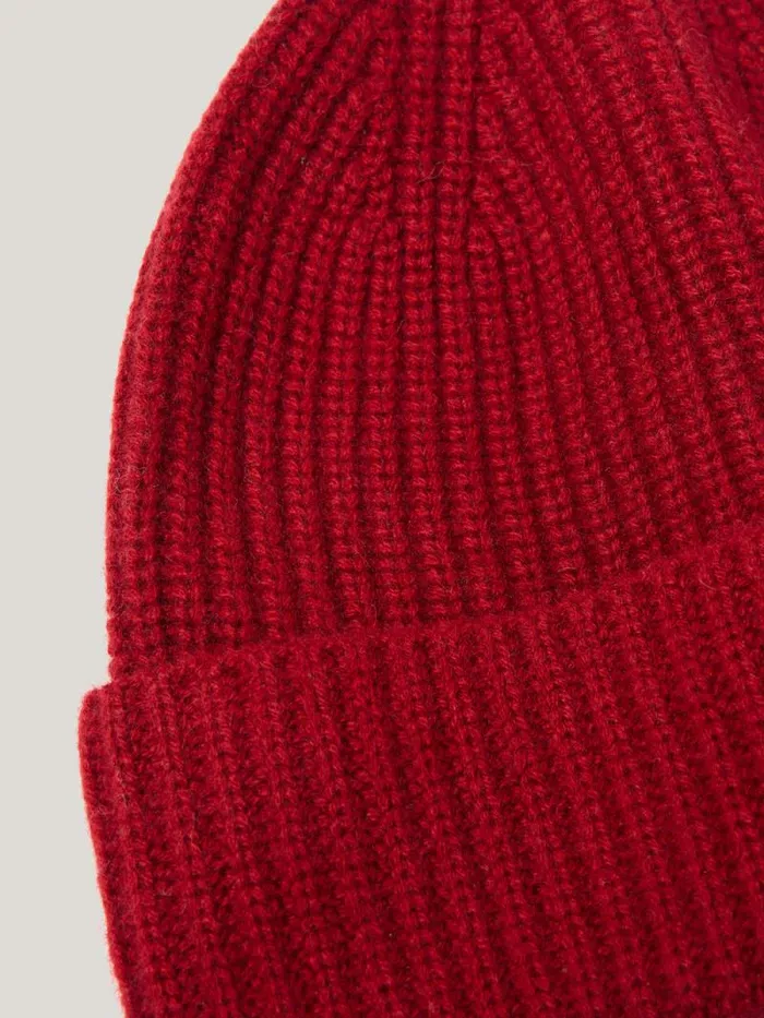 Wool Cashmere Blend Beanie Red Women Jigsaw Knitwear and Cashmere